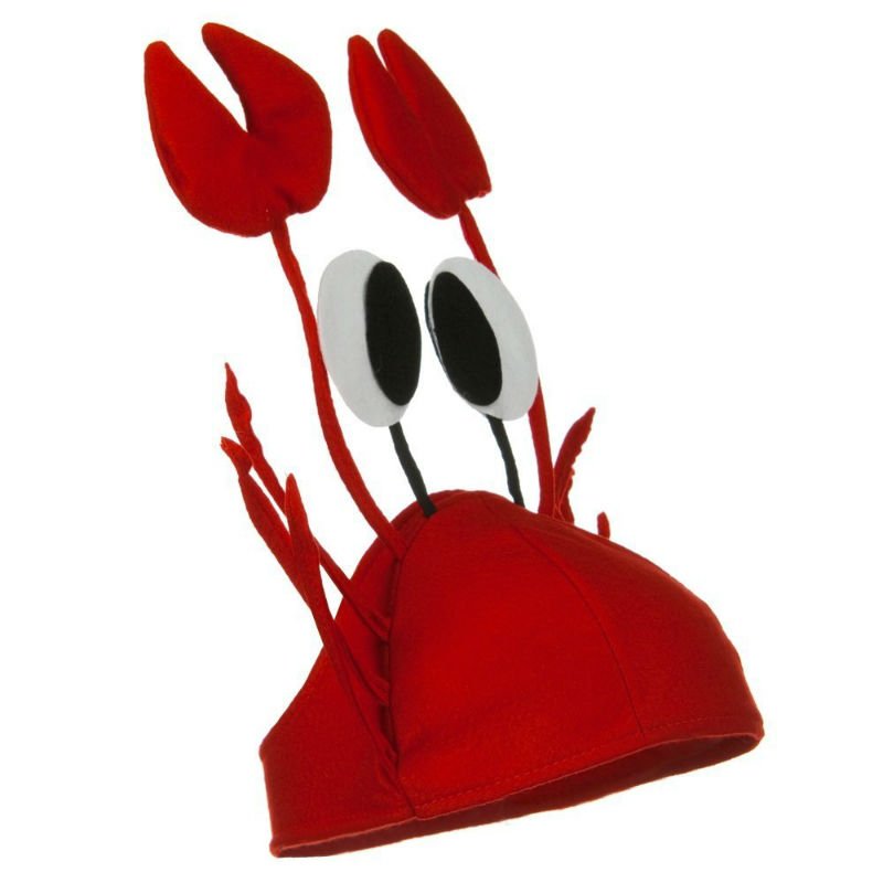 Aliexpress.com : Buy Lot 30 Very Funny Red Crab Christmas Hat Gift ...
