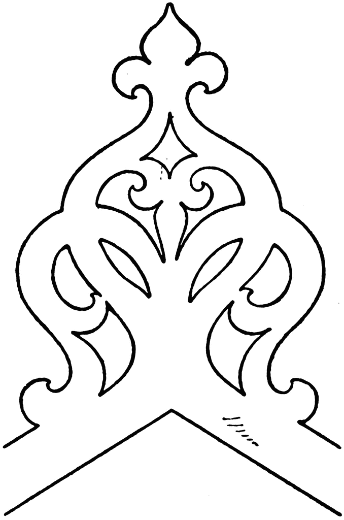 Top Ornament Perforated Crest | ClipArt ETC