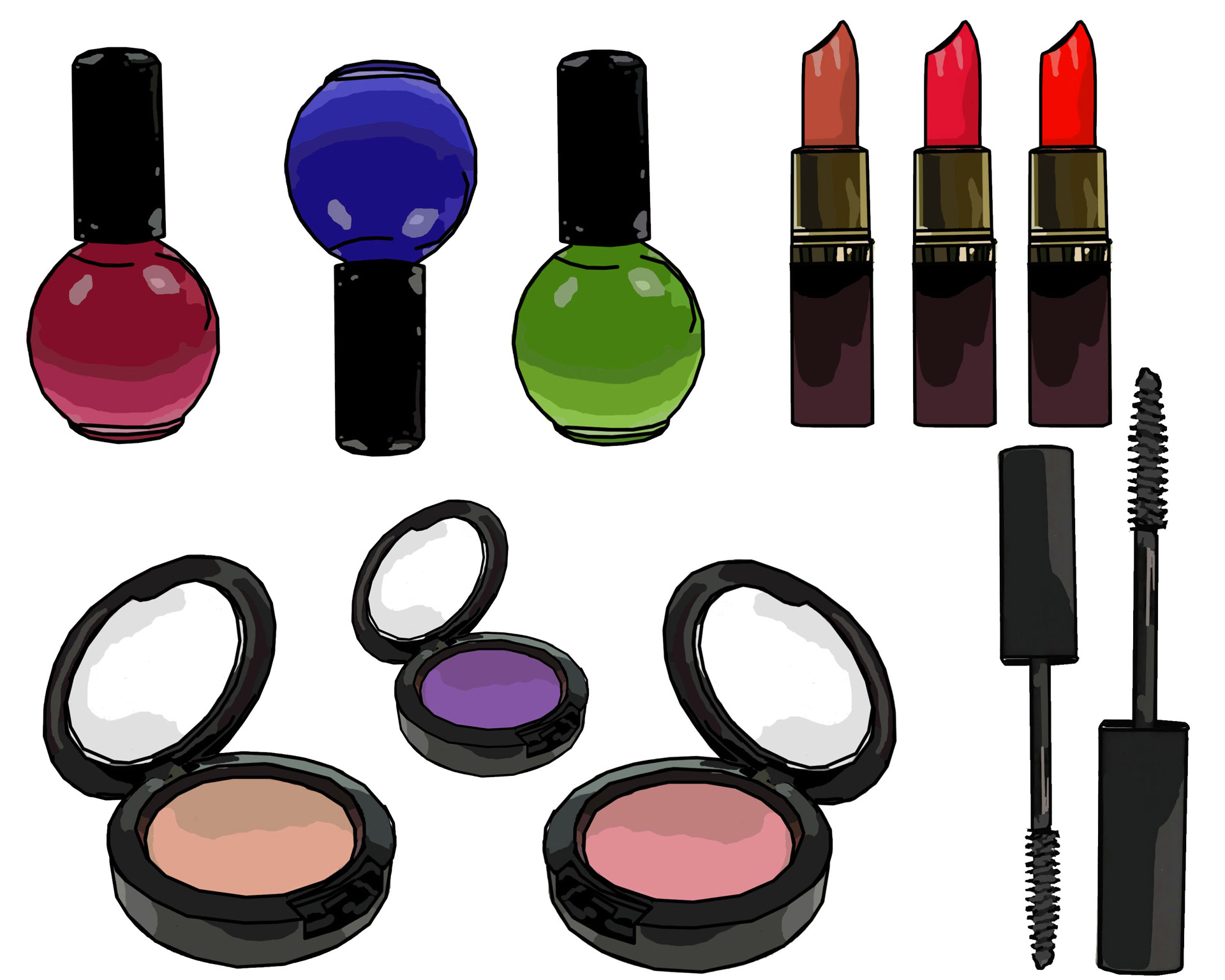 Images For > Makeup Artist Clipart