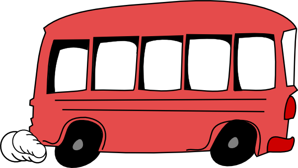 Red Bus clip art - vector clip art online, royalty free & public ...