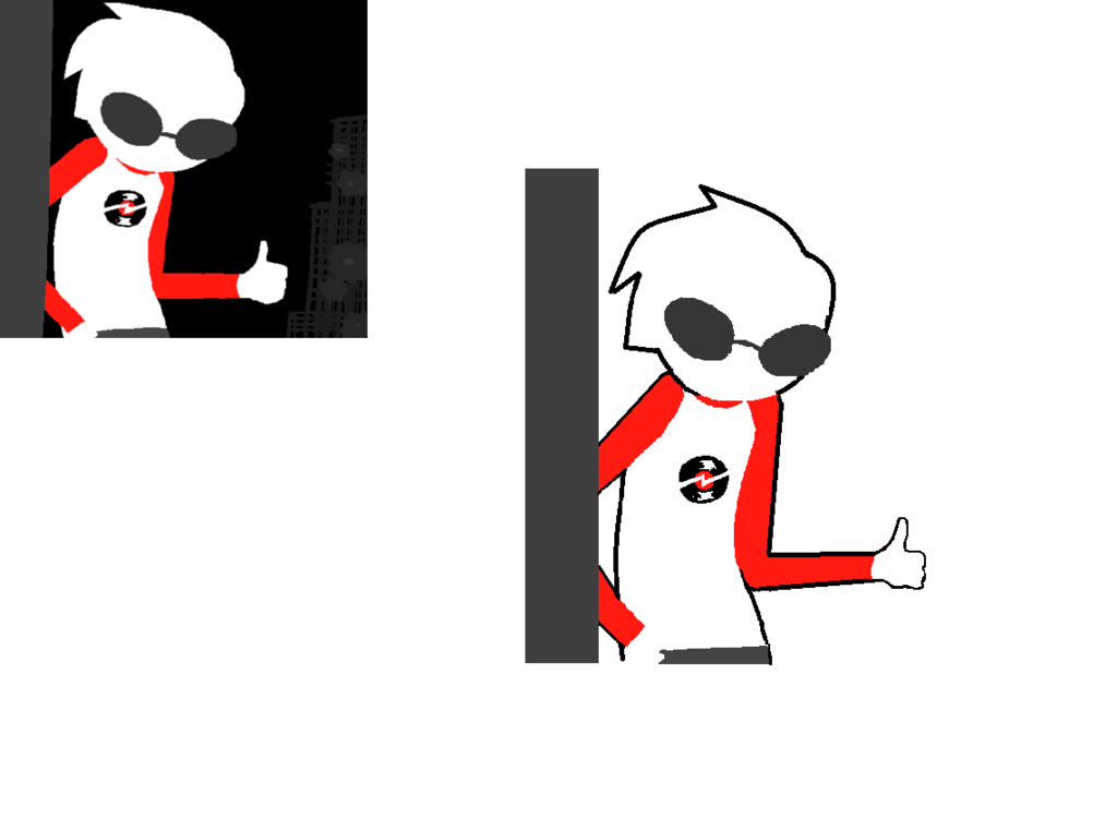 Dave Strider, for computer class. by ~AvWp on deviantART