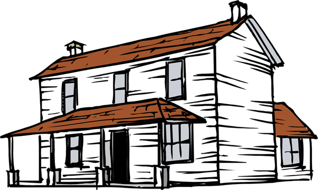 ranch house clipart - photo #20