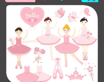 Popular items for ballerina clipart on Etsy
