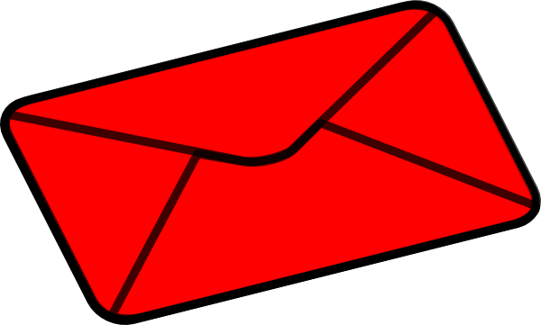 Red Envelope clip art - vector clip art online, royalty free ...