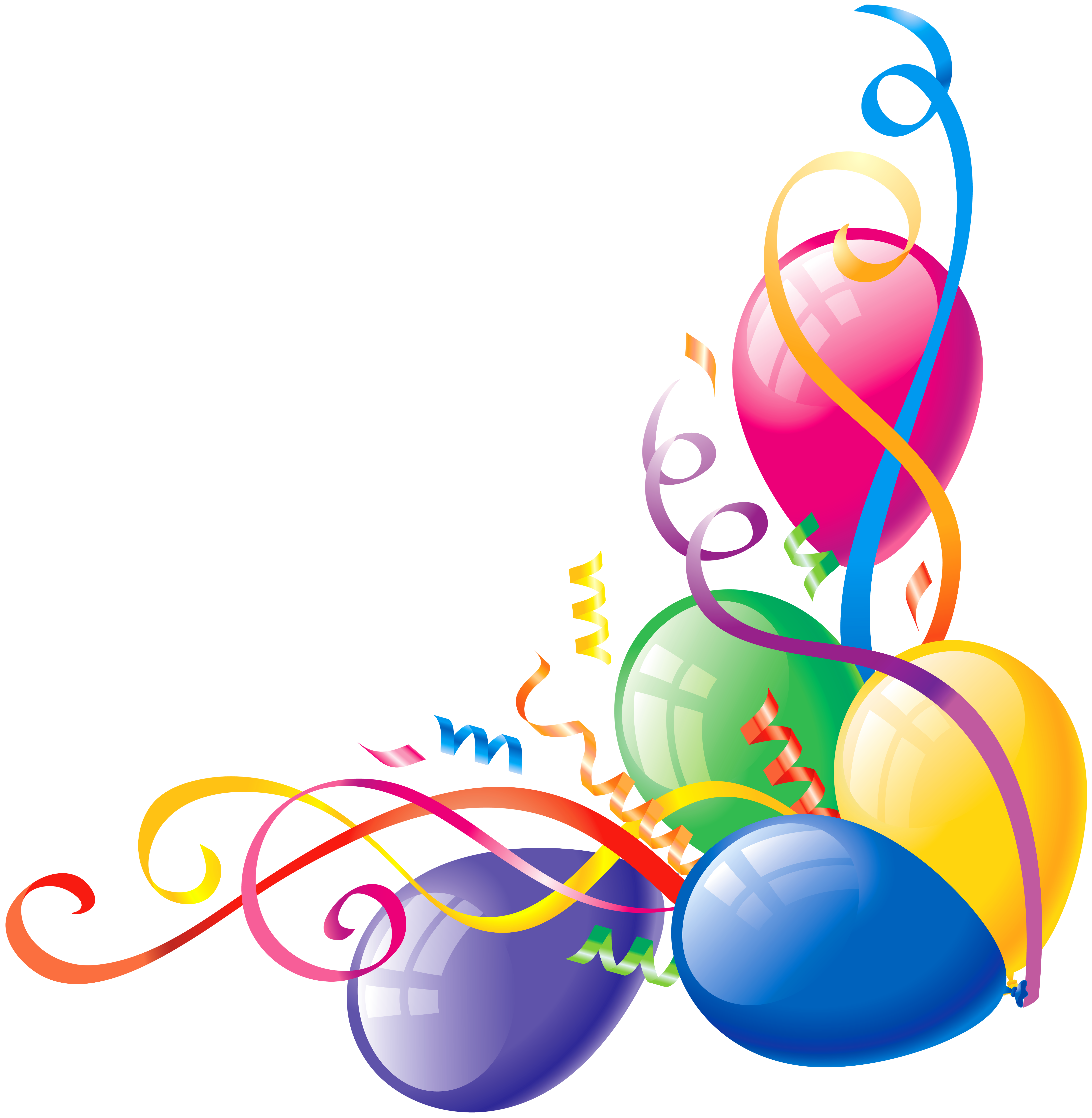happy birthday clipart balloons - photo #45