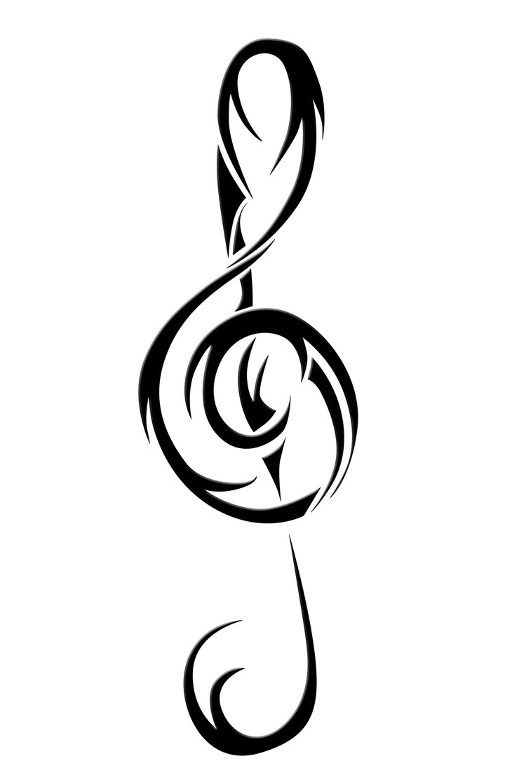 Treble Clef Coloring Page - ClipArt Best