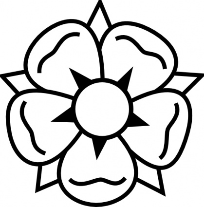 Simple Flowers Clipart Black And White | Clipart Panda - Free ...