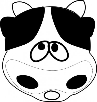 Free cartoon cow vector clip art Free vector for free download ...