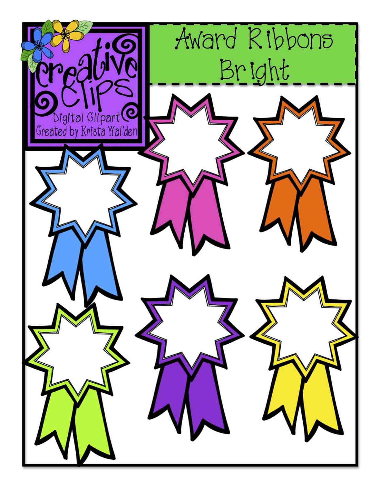 The Creative Chalkboard: Friday Freebie: Award Ribbon Clipart!