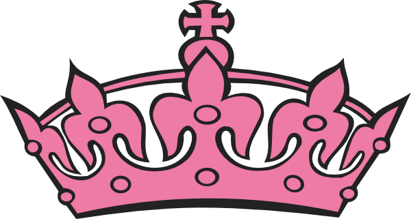 Pink Tiara Princess clip art - vector clip art online, royalty ...