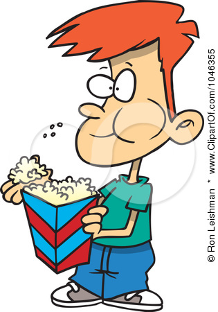 Image - 1046355-Cartoon-Boy-Eating-Popcorn-Poster-Art-Print.jpg ...