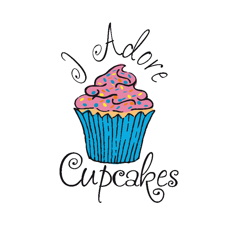 Cupcake Logo | liliesandblossoms