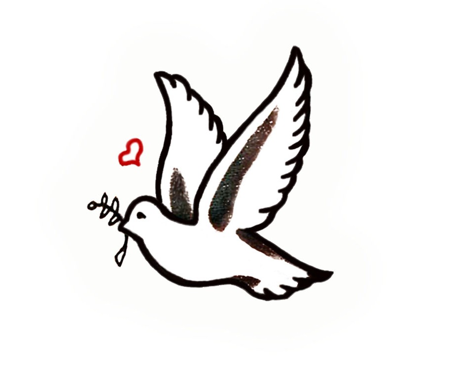Dove of Love - Valentine Tattoo Design | TattooTemptation