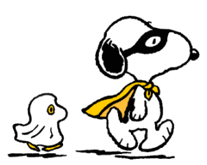 Halloween Peanuts's Cartoon Character Snoopy & Woodstock Clipart ...