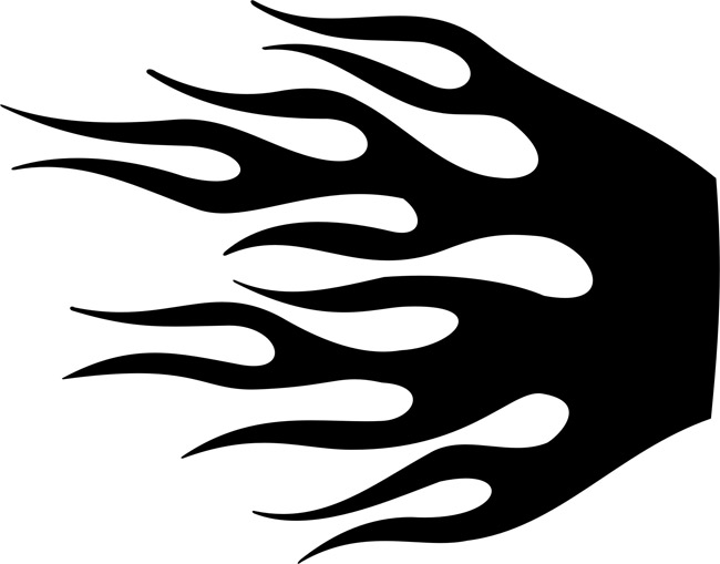 Flame Tattoo Stencil Printable - wide 6