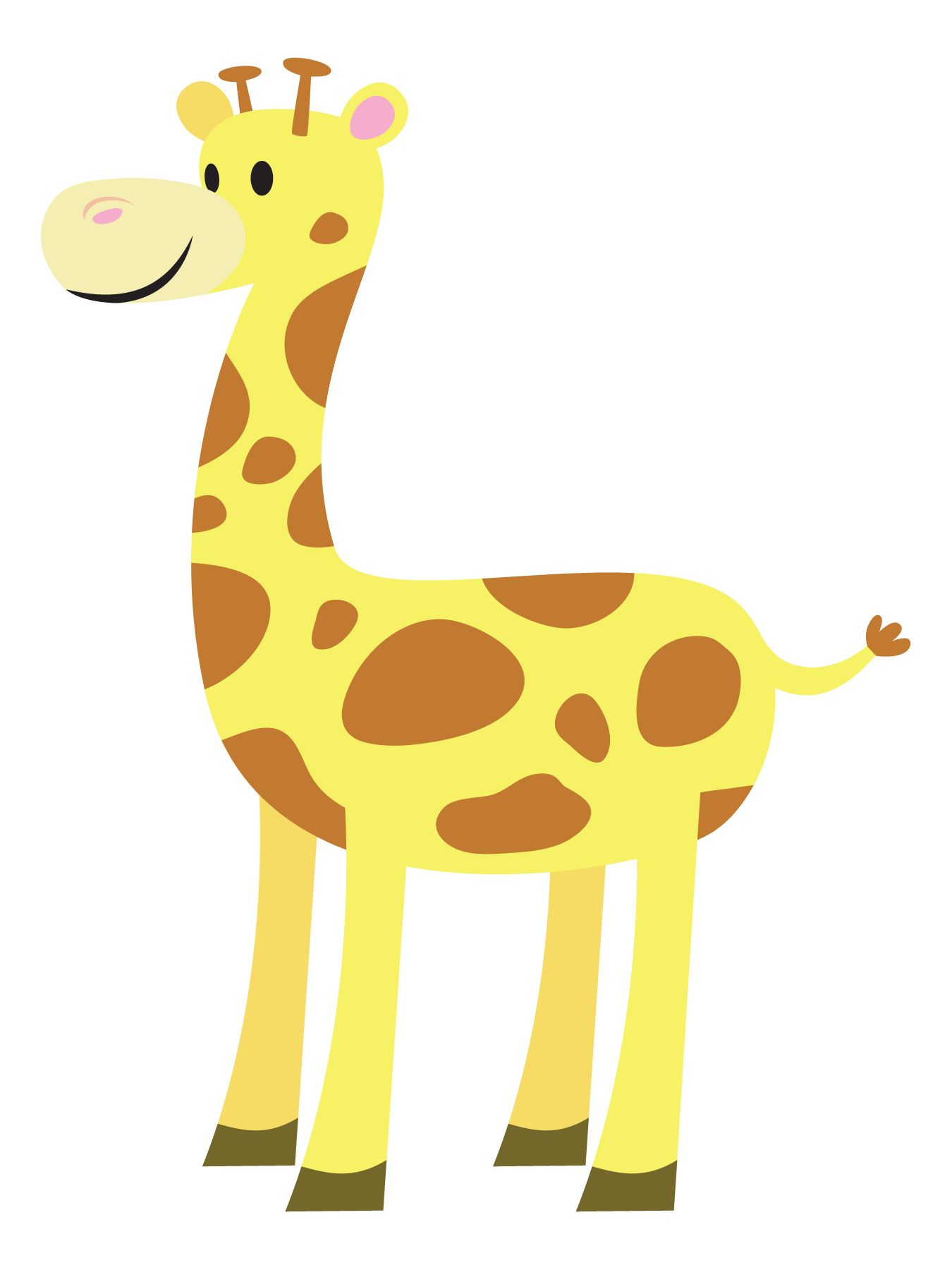 Cartoon Giraffe Face - ClipArt Best