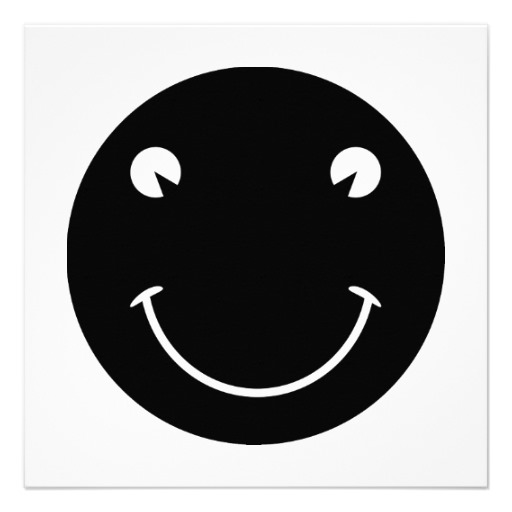 Black Happy Face | quotes.