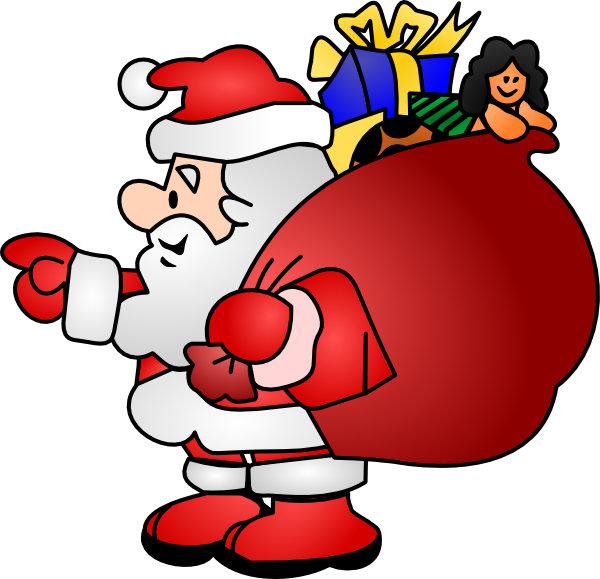 Santa Claus clip art - vector clip art online, royalty free ...