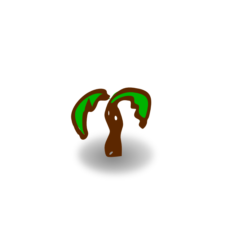 Clipart - RPG map symbols: palm tree