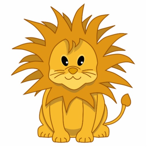 Cute Cartoon Lion - Cliparts.co