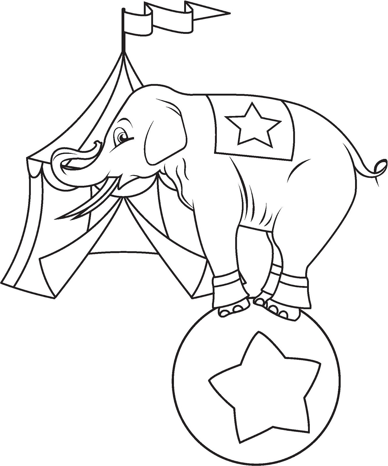 circus train car Colouring Pages (page 2)