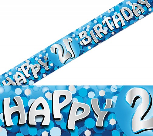 Happy 21st Birthday Banner | quoteeveryday.com