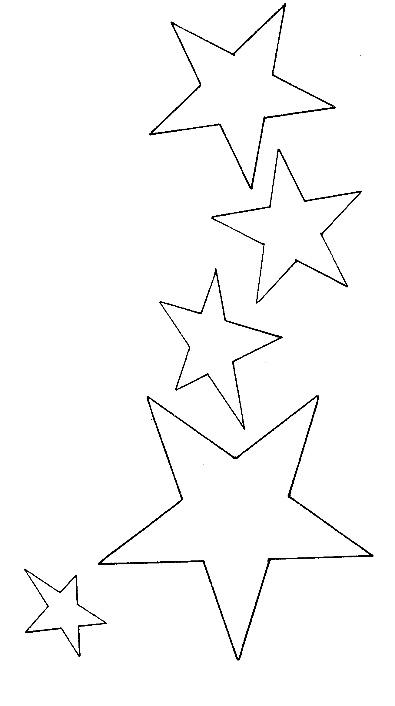 Images For > Black And White Shooting Stars Clip Art