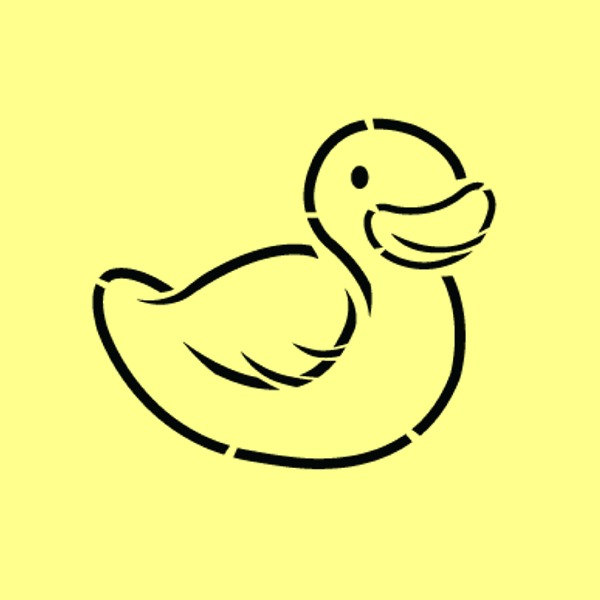 Rubber Duck Stencil Cliparts co