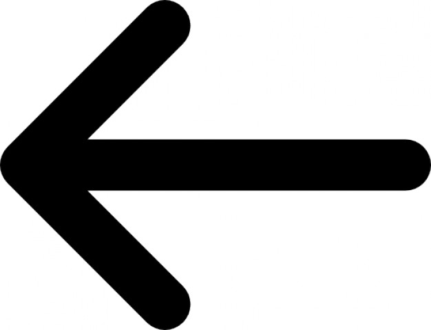 clip art black arrow pointing left - photo #13