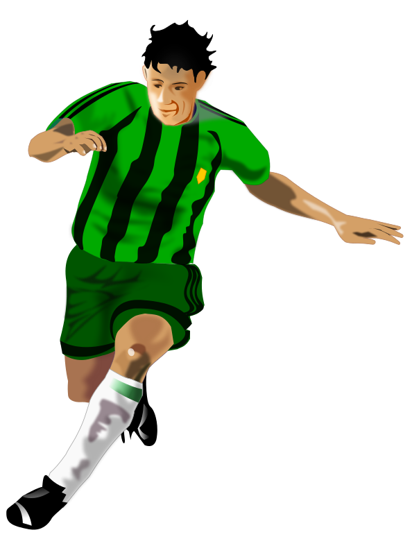 Soccer Player Clip Art - Cliparts.co