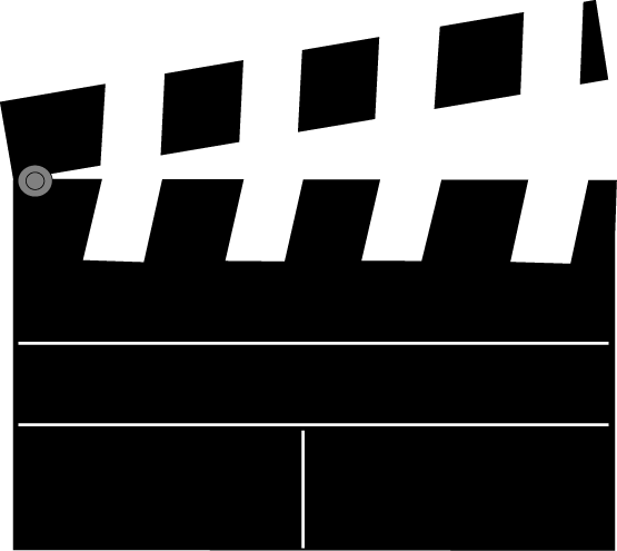Movie Clapperboard Clip Art - Movie Clapperboard Image