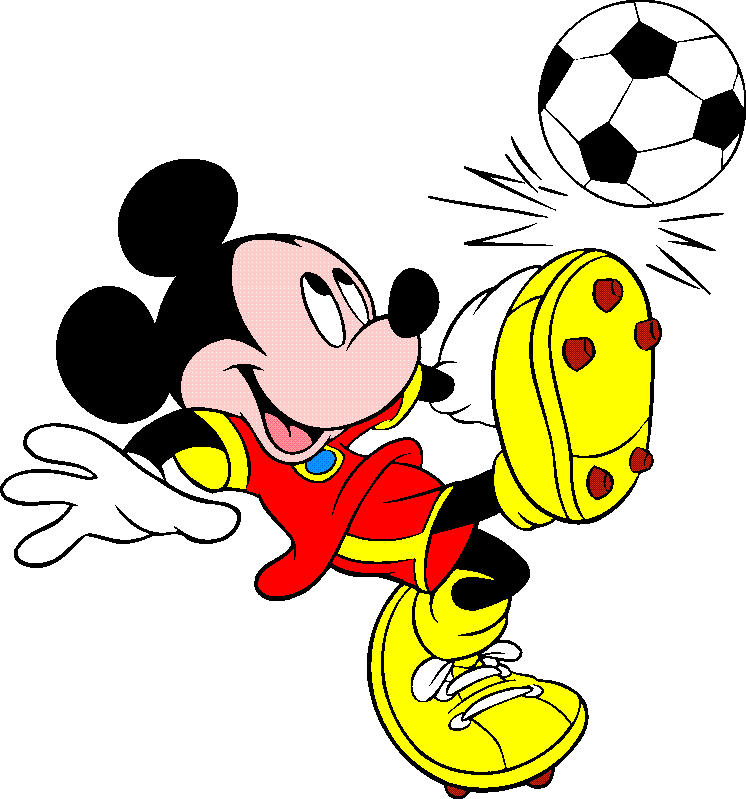 Clipart Images: Mickey Soccer Clipart Images
