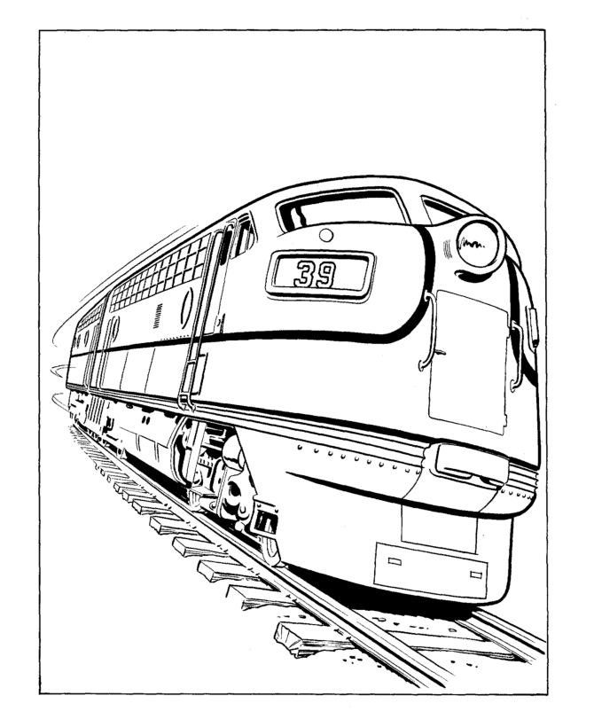 Choo Choo Train Coloring Pages - Cliparts.co