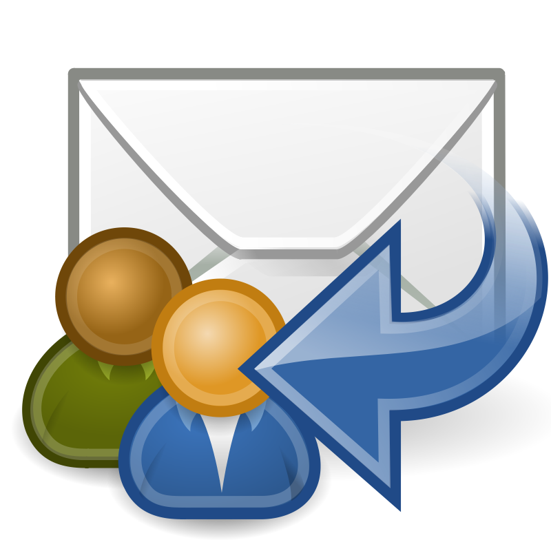Clipart - tango mail reply all