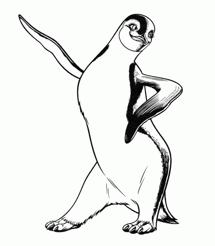 Happy Feet Coloring Pages | Coloring Pages
