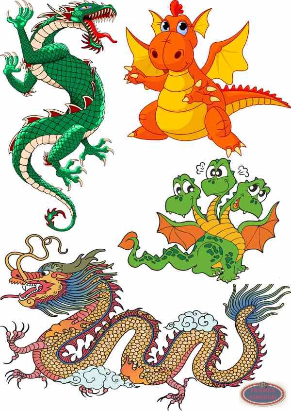 Chinese cartoons characters illustrations clipart