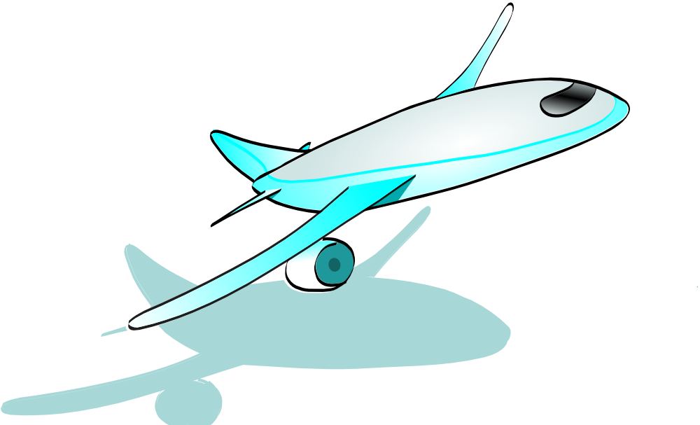 OnlineLabels Clip Art - Plane Taking Off