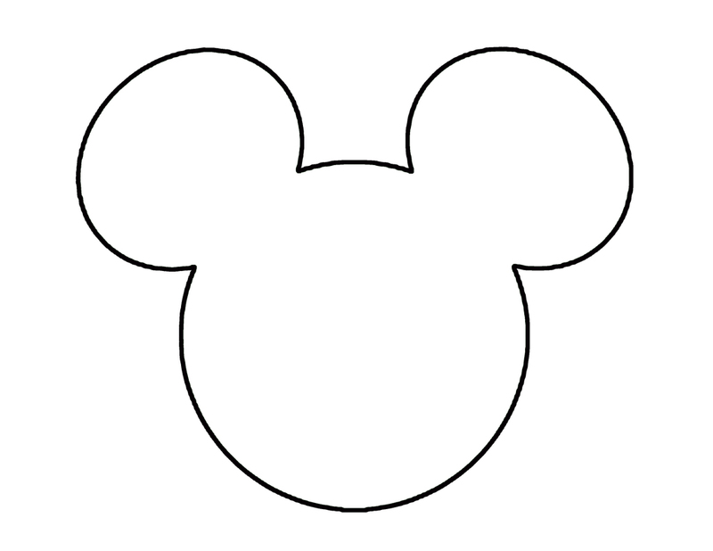 Minnie Mouse Ears Template