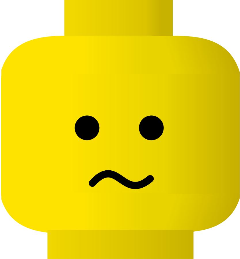 LEGO Smiley Sick Clipart, vector clip art online, royalty free ...