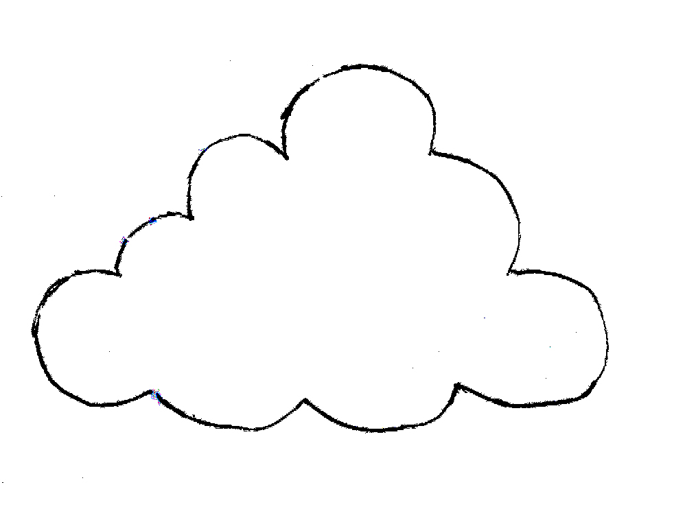 Printable Cloud Template Cliparts co Printable Cloud Template Cliparts co
