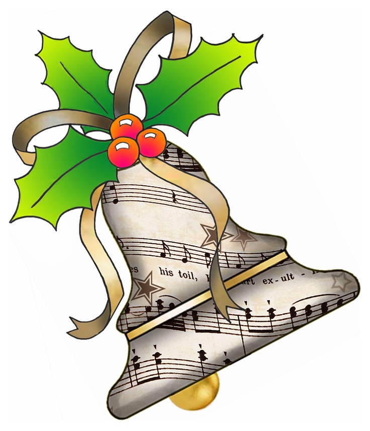 Christmas Musical Notes Clip Art