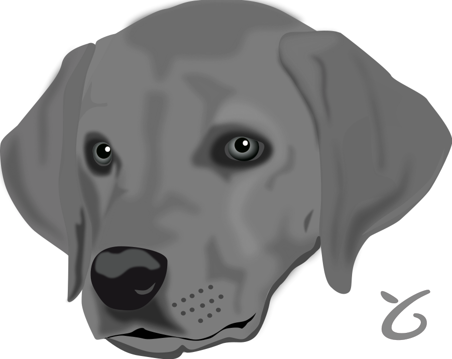 Dog Head Clipart, vector clip art online, royalty free design ...