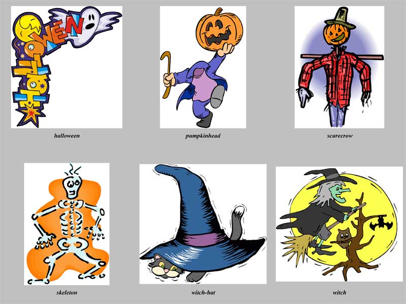 Download Halloween Clipart and Nature Themed Backgrounds - Yearbooks
