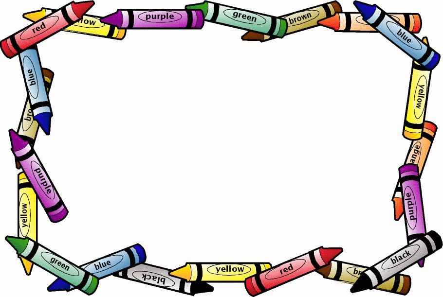 Crayon Clip Art Border