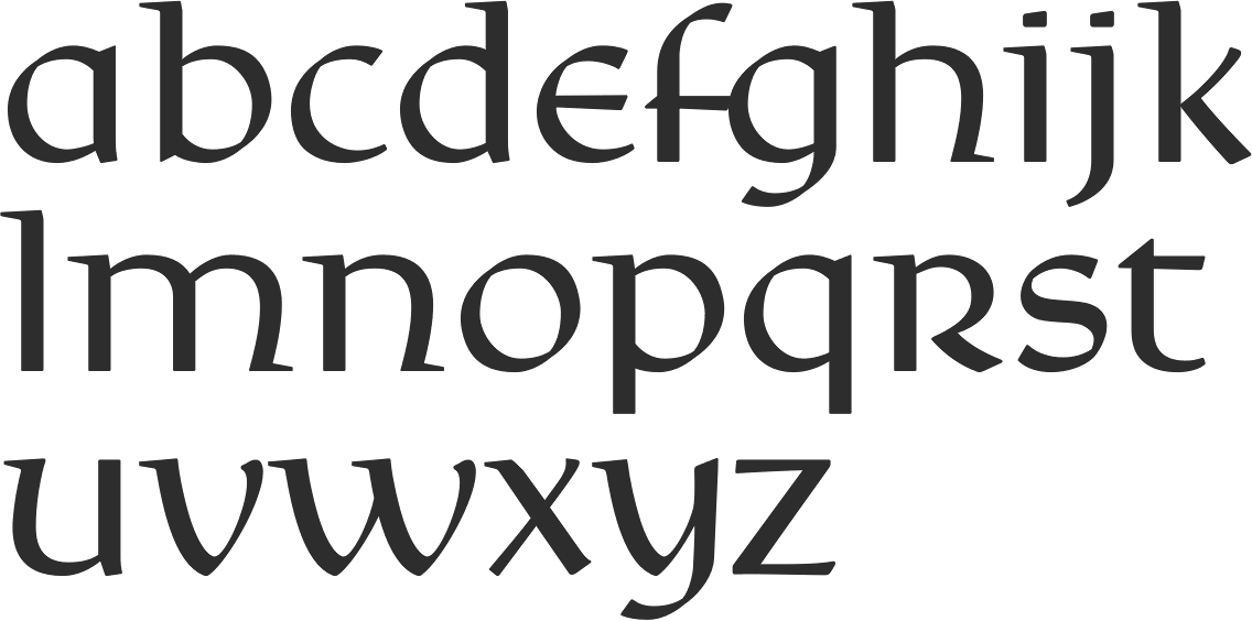MyFonts: Irish typefaces