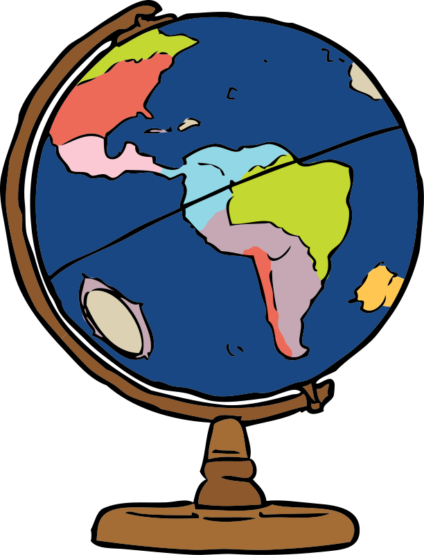 Globe Clipart Of Africa And Asia