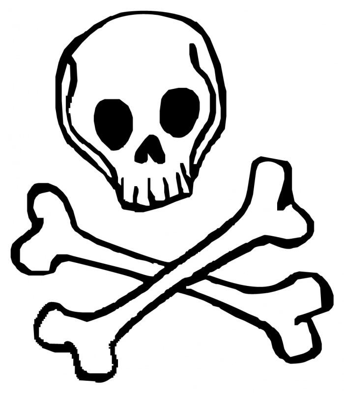 skull and bones clipart