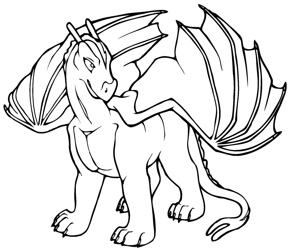 Scary Dragon Coloring Pages Free Scary Dragon Coloring Pages ...