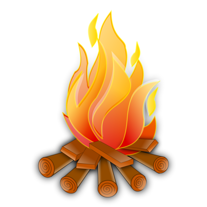 Clipart - Fire June holiday's