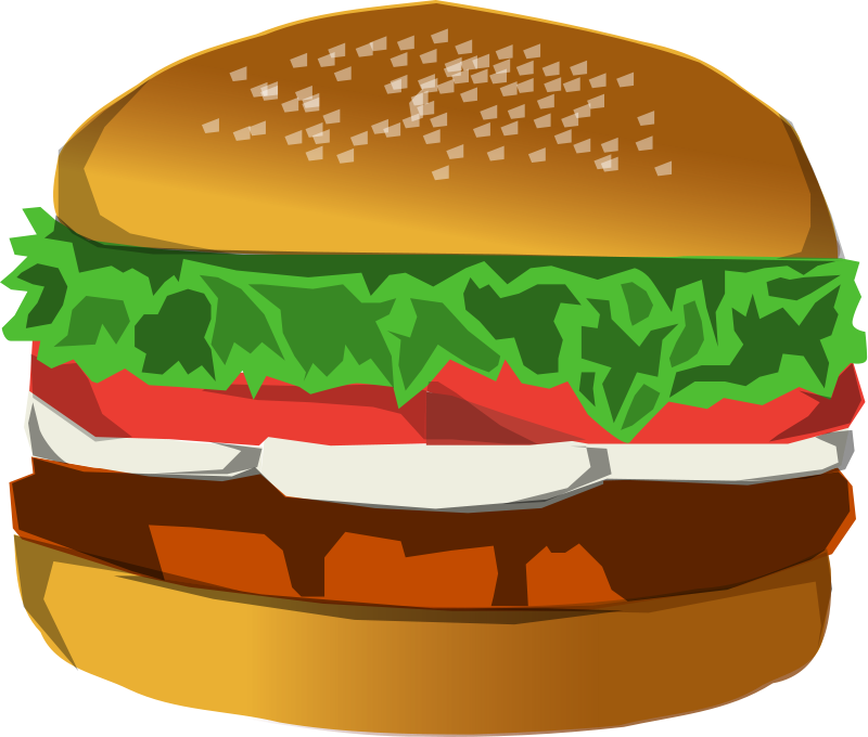 Hamburger Royalty FREE Food Clipart Images | Food Clipart Org